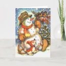 Recherche de vintage snowman christmas cards Winter