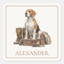 Search for vintage hunting stickers Watercolor