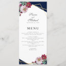 Recherche de blush pink wedding menus Aquarelle