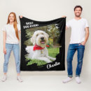 Search for dog photo blankets Black and white