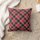 Search for red and black pillows Brown