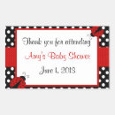 Search for ladybug stickers red
