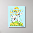 Search for 90s cartoon canvas prints Pinky and the brain