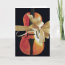 Search for violin christmas cards Gold