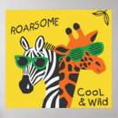 Recherche de cool zebra posters Mignon