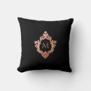 Search for pink monogram pillows Rose gold