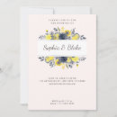 Search for pale yellow wedding invitations Grey