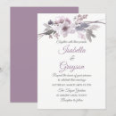 Search for purple and grey wedding invitations Winter
