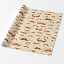 Recherche de motif moustache papier cadeau Papa