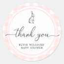 Search for pink bunny stickers Baby girl