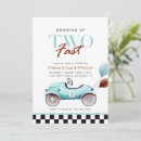 Search for 2nd boy birthday invitations Racing party