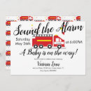 Search for fire truck baby shower invitations Cute
