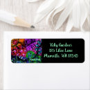 Search for greetings return address labels Pink