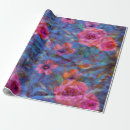 Recherche de motif floral papier cadeau Antique