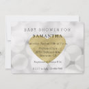 Recherche de bling baby shower invitations Chic