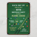 Search for billiard birthday invitations Snooker