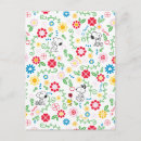 Search for flower pattern postcards Comic strip