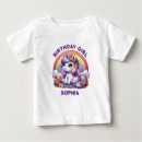Search for unicorn girls tshirts Birthday girl