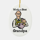 Search for worlds best dad ornaments Grandfather