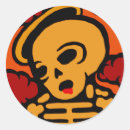 Search for orange skull stickers Bones