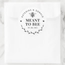 Search for honey wedding stickers Rustic