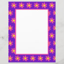 Search for pink flowers stationery paper Simple