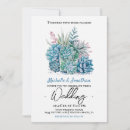 Search for succulent plant wedding invitations Floral