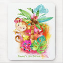 Recherche de jolie fleur tapis souris Girl