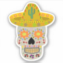 Search for skull with flowers stickers Mexico