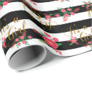 Recherche de rayures noires papier cadeau Pour eux