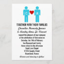Recherche de gay couples wedding invitations Blanc