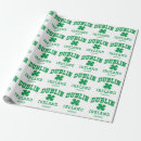 Search for ireland wrapping paper Shamrock