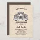 Search for vintage car baby shower invitations Antique
