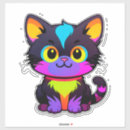 Search for neon cat stickers Cute