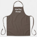 Search for plain white aprons Brown