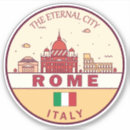 Recherche de rome italie autocollants Voyage vintage rétro