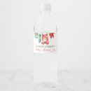 Search for christmas water bottle labels Baby shower