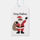 Search for black santa claus gift tags Merry christmas