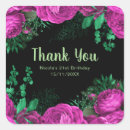 Search for adult birthday stickers Thank you