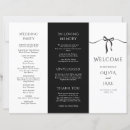 Search for tri fold wedding programs Navy blue