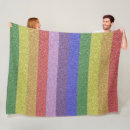 Search for rainbow blankets Fleece