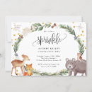 Search for winter baby sprinkle invitations Rustic