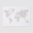 Search for world map tissue paper Travel