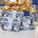 Search for skier wrapping paper Skis