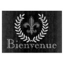 Search for french cutting boards Fleur de lis