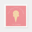 Search for ice cream cone napkins Summer