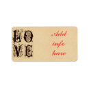 Search for love letter return address labels Valentine