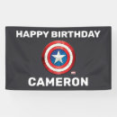 Search for marvel birthday banners Captain america