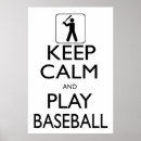 Search for play baseball posters Keep calm