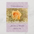 Search for peach and lavender wedding invitations Elegant
